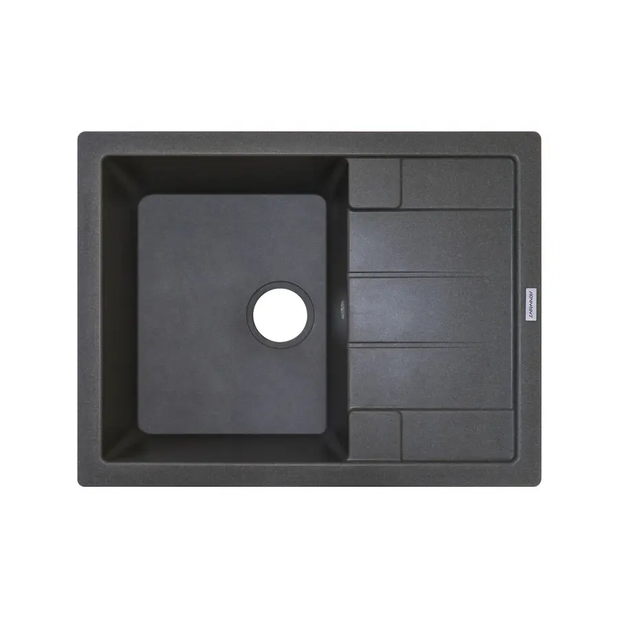 Гранітна кухонна мийка Adamant ANILA Сірий-04