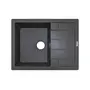 Гранітна кухонна мийка Adamant ANILA Сірий-04
