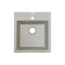 Гранітна кухонна мийка Adamant BRICK СВІТЛО СІРИЙ-09
