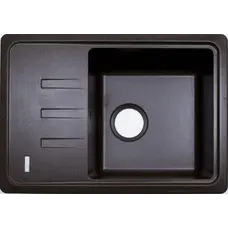 Гранітна кухонна мийка Adamant SLIM КОРИЧНЕВИЙ-05