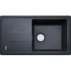 Гранітна кухонна мийка Adamant SLIM LONG ГРАФИТ-13