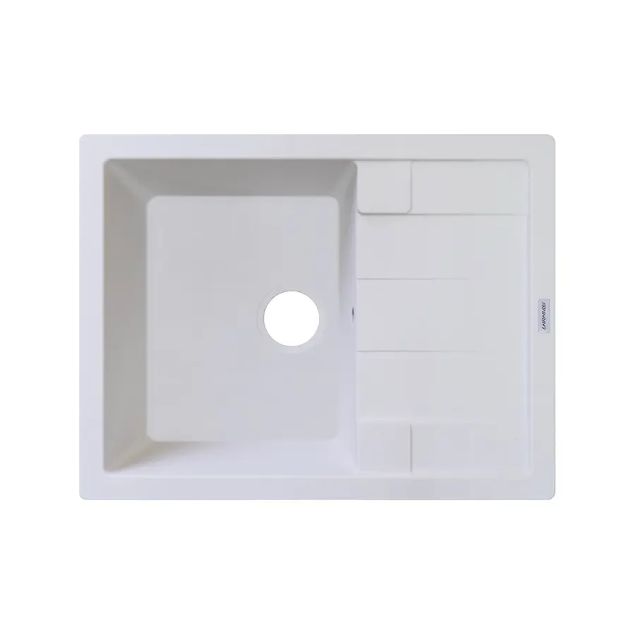 Гранітна мийка Adamant ANILA Білий