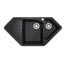 Гранітна мийка Adamant SPIRIT Чорний металік