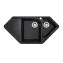 Гранітна мийка Adamant SPIRIT Чорний металік