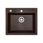Гранітна мийка Adamant PRIZMA Авена Коричневий