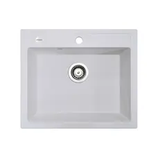 Гранітна мийка Adamant PRIZMA Білий