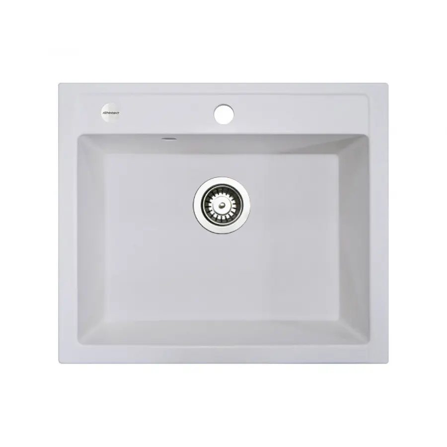 Гранітна мийка Adamant PRIZMA Білий