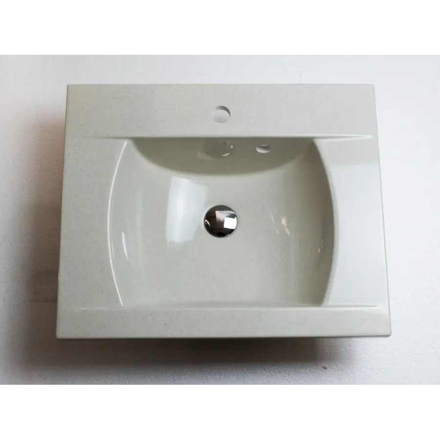 Умывальник накладной легкий серый ADAMANT OVER-60 600Х490 LIGHT GREY