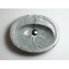 Умивальник врізний ADAMANT COMFY 540Х425 WHITE & BLACK