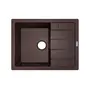Гранітна кухонна мийка Adamant ANILA Коричневий-05