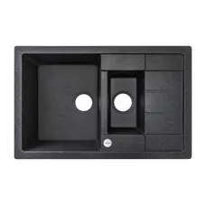 Гранітна кухонна мийка Adamant ANILA PLUS ГРАФИТ-13