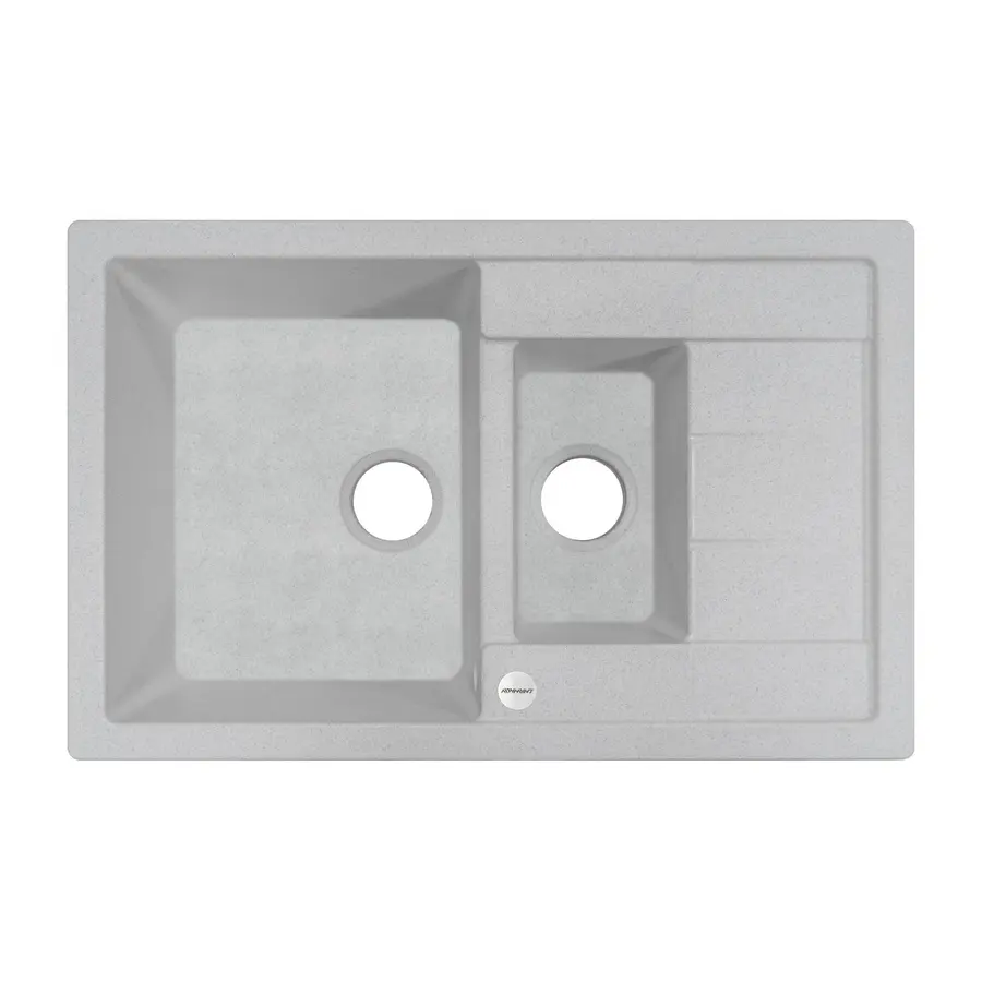 Гранітна кухонна мийка Adamant ANILA PLUS ГРАФИТ-13