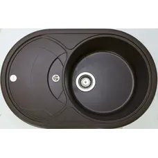 Гранітна кухонна мийка Adamant SHELL МОККО-12