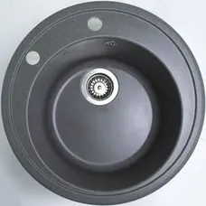 Гранітна кухонна мийка Adamant SUN СІРИЙ-04