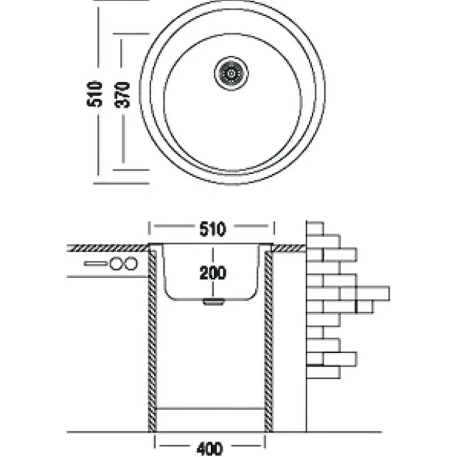 Гранітна кухонна мийка Adamant SUN СІРИЙ-04