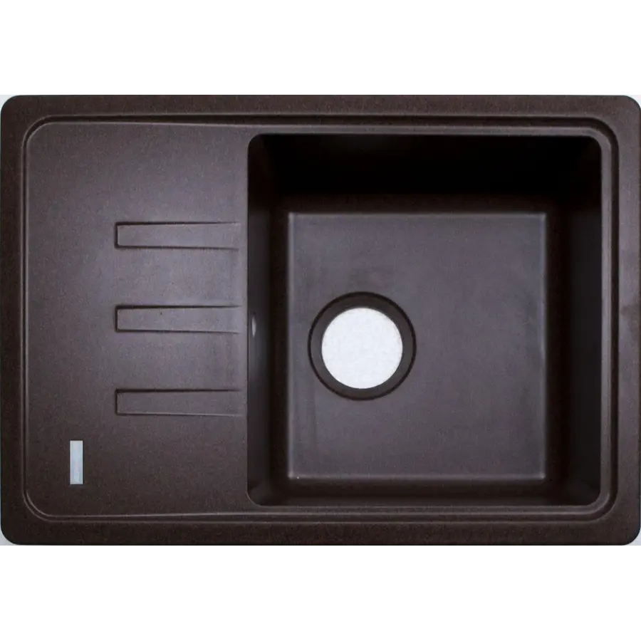 Гранітна кухонна мийка Adamant SLIM МОККО-12