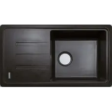 Гранітна кухонна мийка Adamant SLIM LONG КОРИЧНЕВИЙ-13