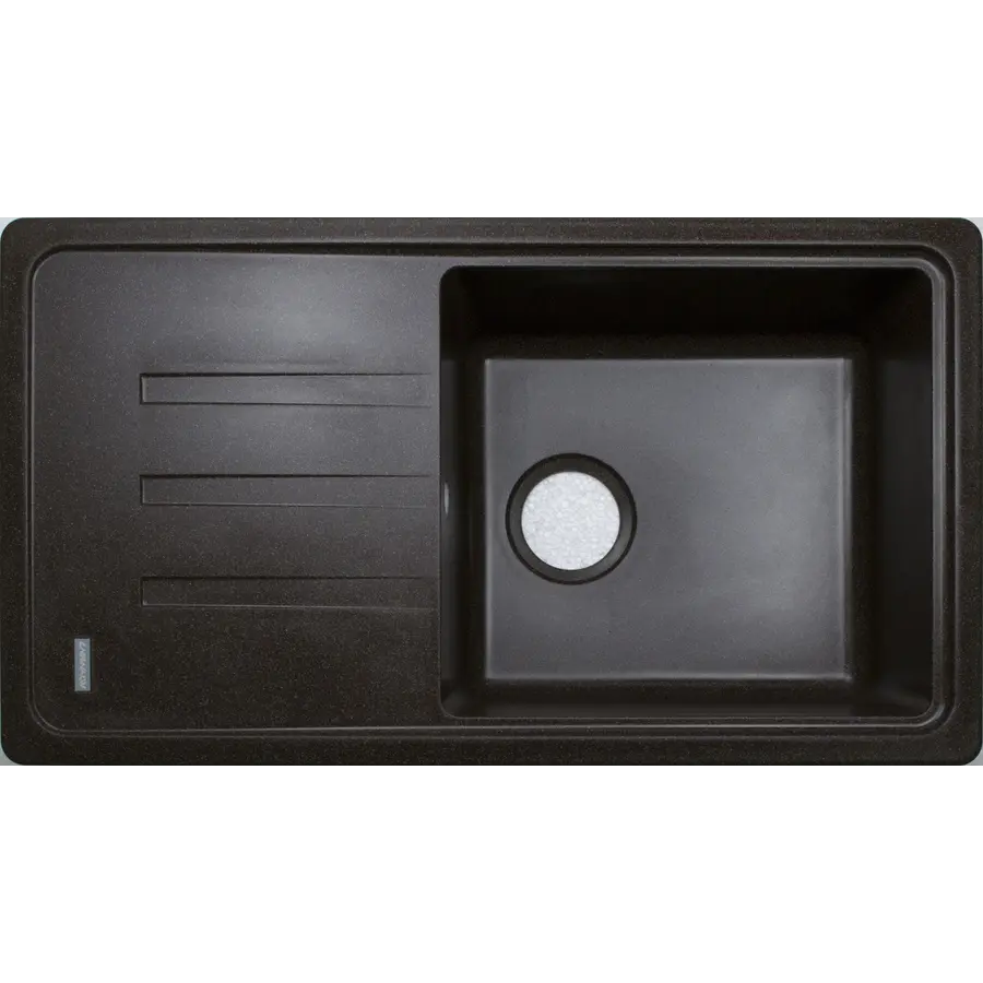 Гранітна кухонна мийка Adamant SLIM LONG КОРИЧНЕВИЙ-13