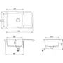Гранитная кухонная мойка Adamant OPTIMAX MOKKO-12