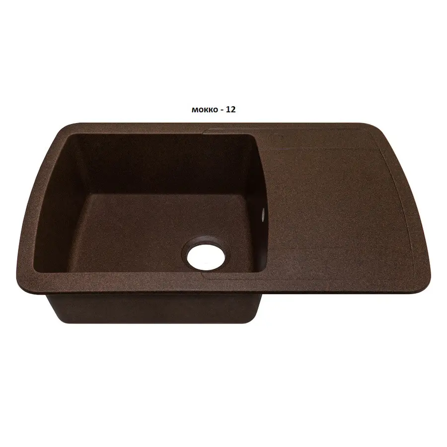 Гранитная кухонная мойка Adamant OPTIMAX MOKKO-12
