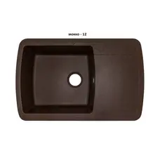 Гранітна кухонна мийка Adamant OPTIMAX MOKKO-12