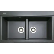 Гранітна кухонна мийка ADAMANT SIMILAR Сірий-04