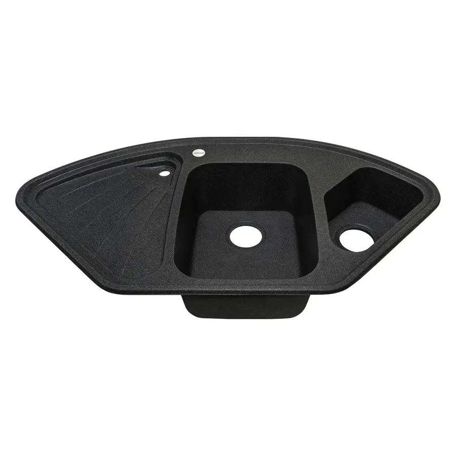 Гранітна мийка Adamant CONSENSUS Чорний металік