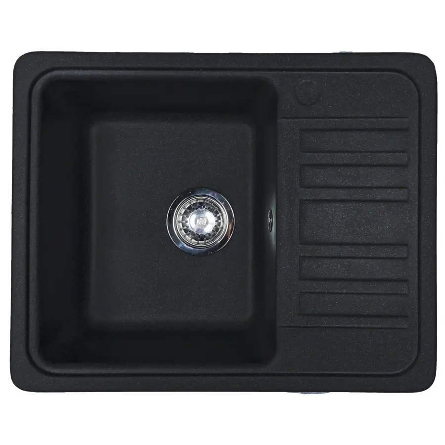 Гранітна мийка Adamant SMALL Чорний металік