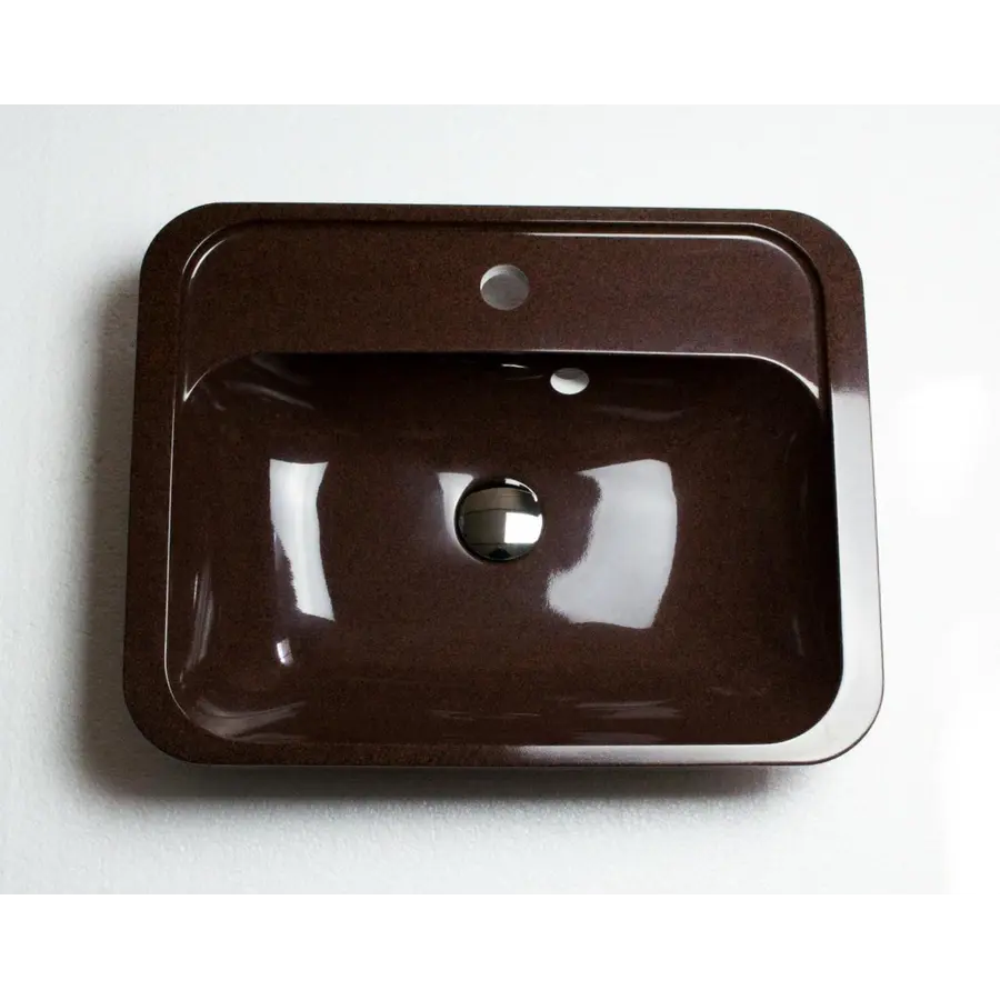 Умывальник врезной ADAMANT OPTION 550Х430 BROWN