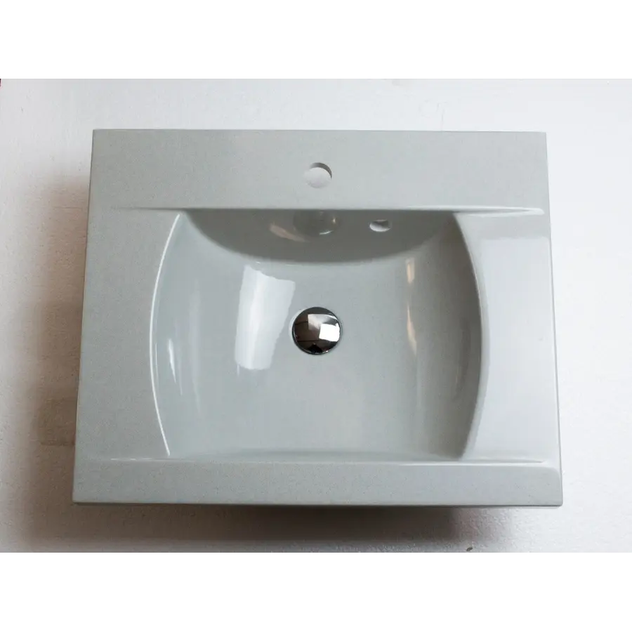 Умывальник накладной светло- серый ADAMANT OVER-60 600Х490 OLD STONE