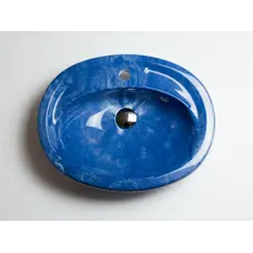 Умывальник врезной ADAMANT COMFY 540Х425 SKY синий