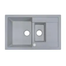 Гранітна кухонна мийка Adamant ANILA PLUS СВІТЛО СІРИЙ-09
