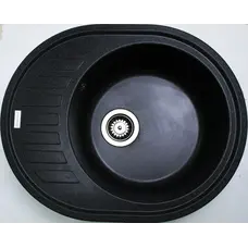 Гранітна кухонна мийка Adamant OVUM ГРАФИТ-13