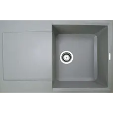 Гранітна кухонна мийка Adamant HORIZON СВІТЛО СІРИЙ-09