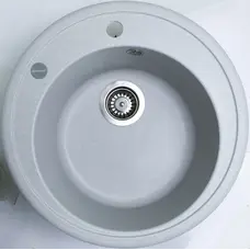 Гранітна кухонна мийка Adamant SUN СВІТЛО СІРИЙ