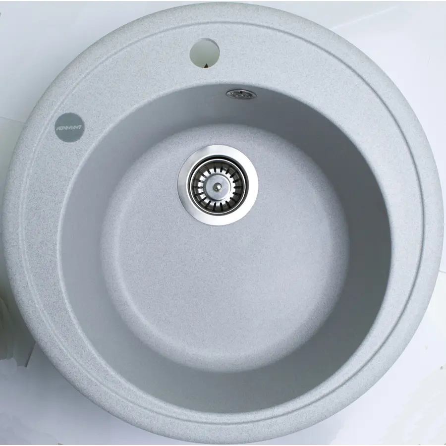 Гранітна кухонна мийка Adamant SUN СВІТЛО СІРИЙ