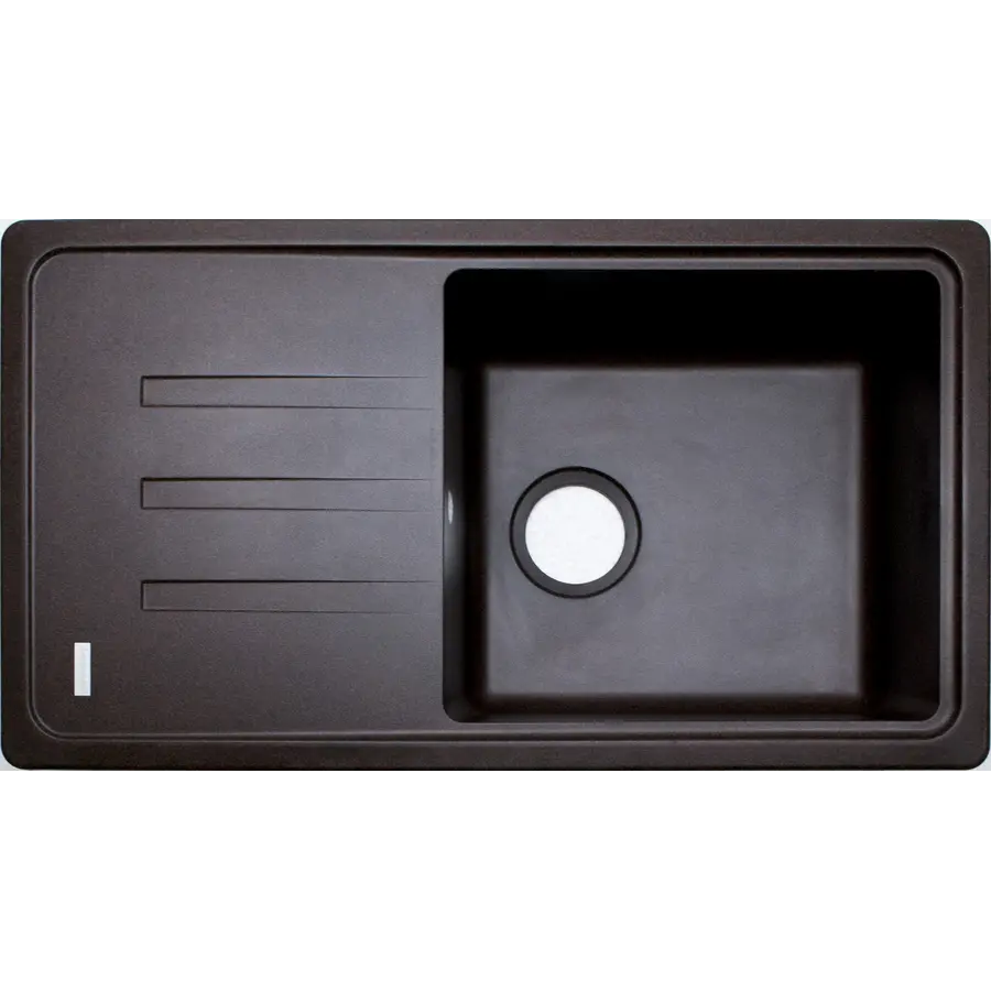 Гранітна кухонна мийка Adamant SLIM LONG МОККО-12