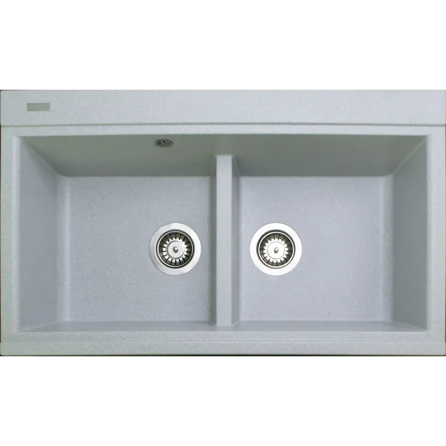 Гранітна кухонна мийка ADAMANT SIMILAR Світло-сірий-09