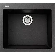 Гранітна мийка Adamant UNIVER Чорний металік
