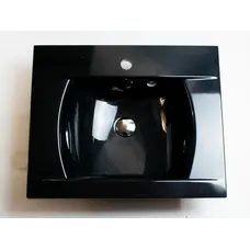 Умывальник накладной черный ADAMANT OVER-60 600Х490 ONYX