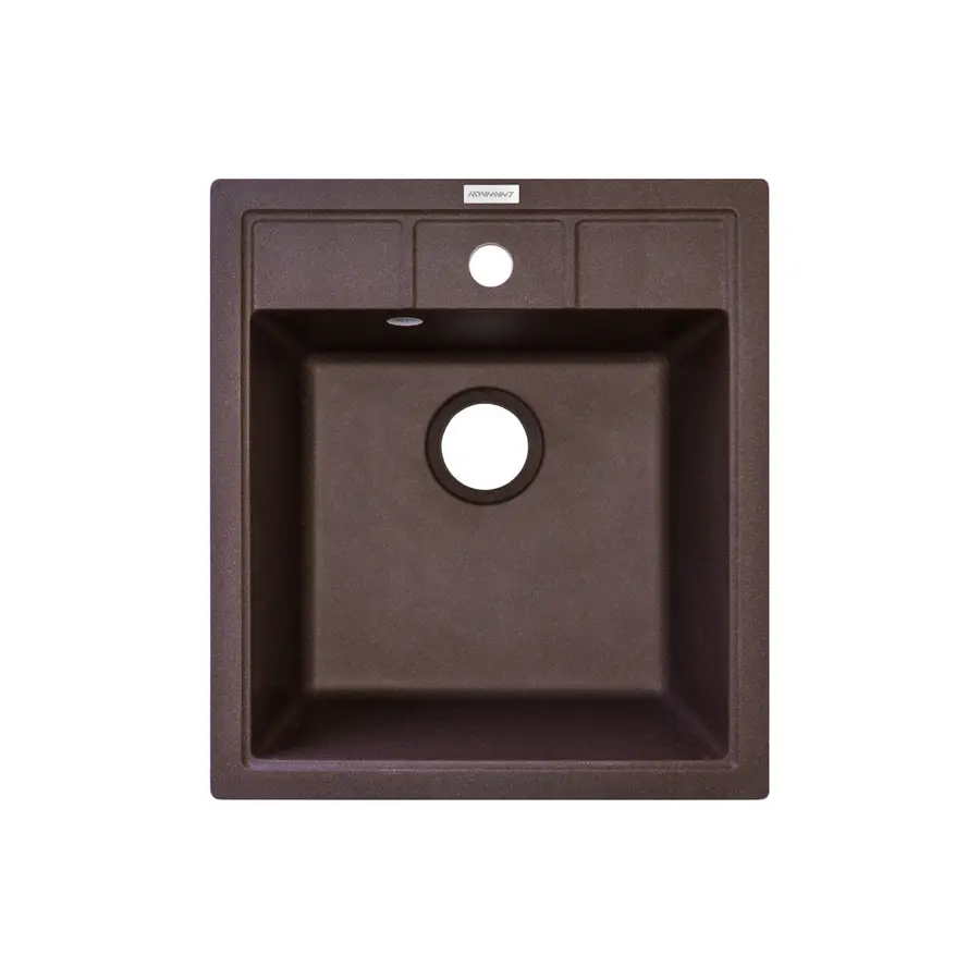 Гранітна кухонна мийка Adamant BRICK КОРИЧНЕВИЙ-05