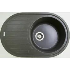 Гранітна кухонна мийка Adamant ELLIPSIS СІРИЙ-04
