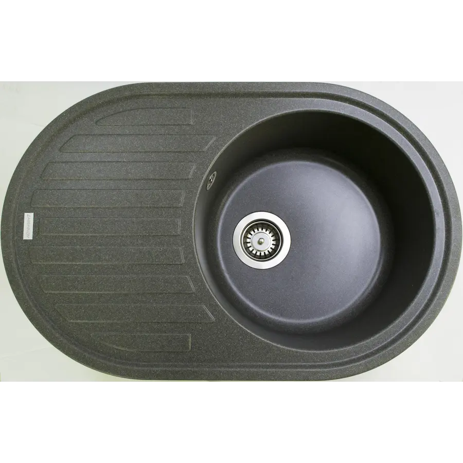 Гранітна кухонна мийка Adamant ELLIPSIS СІРИЙ-04