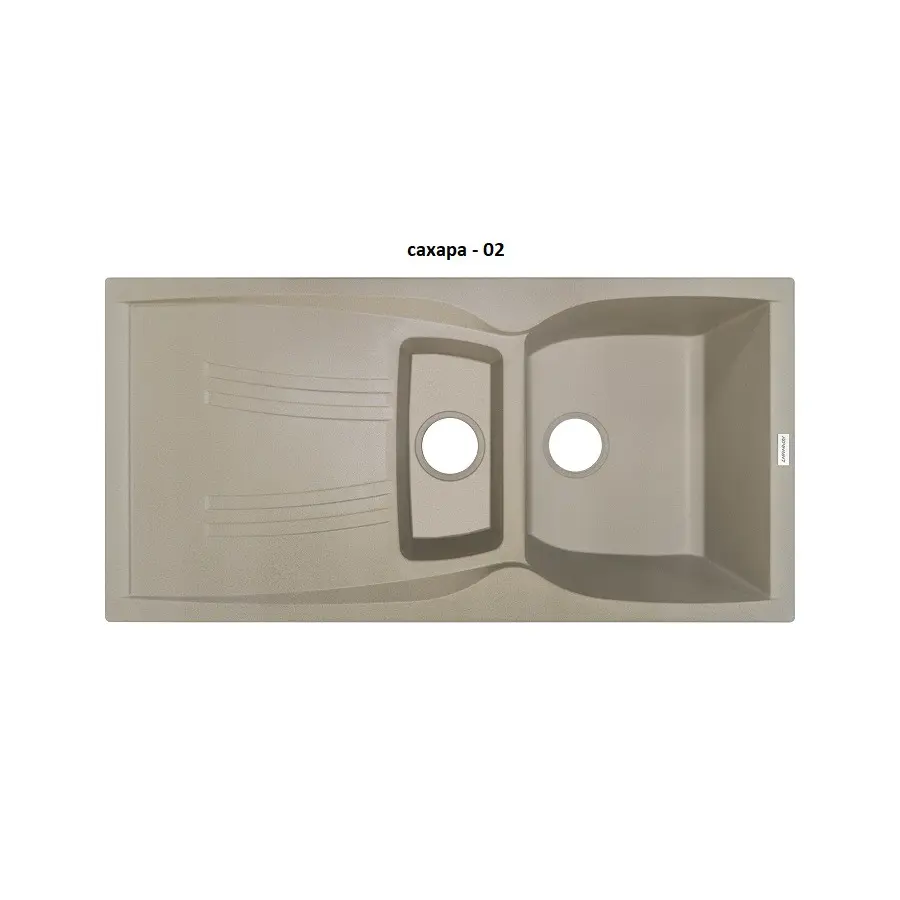 Гранитная кухонная мойка Adamant NEW LINE PLUS САХАРА-02