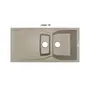 Гранитная кухонная мойка Adamant NEW LINE PLUS САХАРА-02