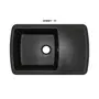 Гранітна кухонна мийка Adamant OPTIMAX ГРАФИТ-13