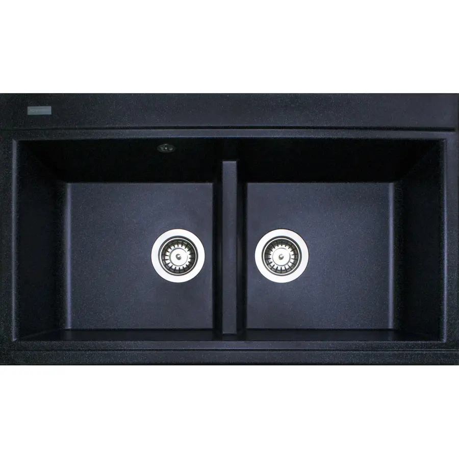 Гранітна мийка ADAMANT SIMILAR Чорний металік