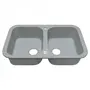 Гранітна мийка Adamant TWINS Світло сірий