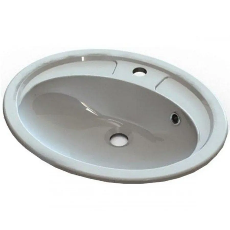 Умывальник врезной белого цвета ADAMANT COMFY 540Х425 WHITE