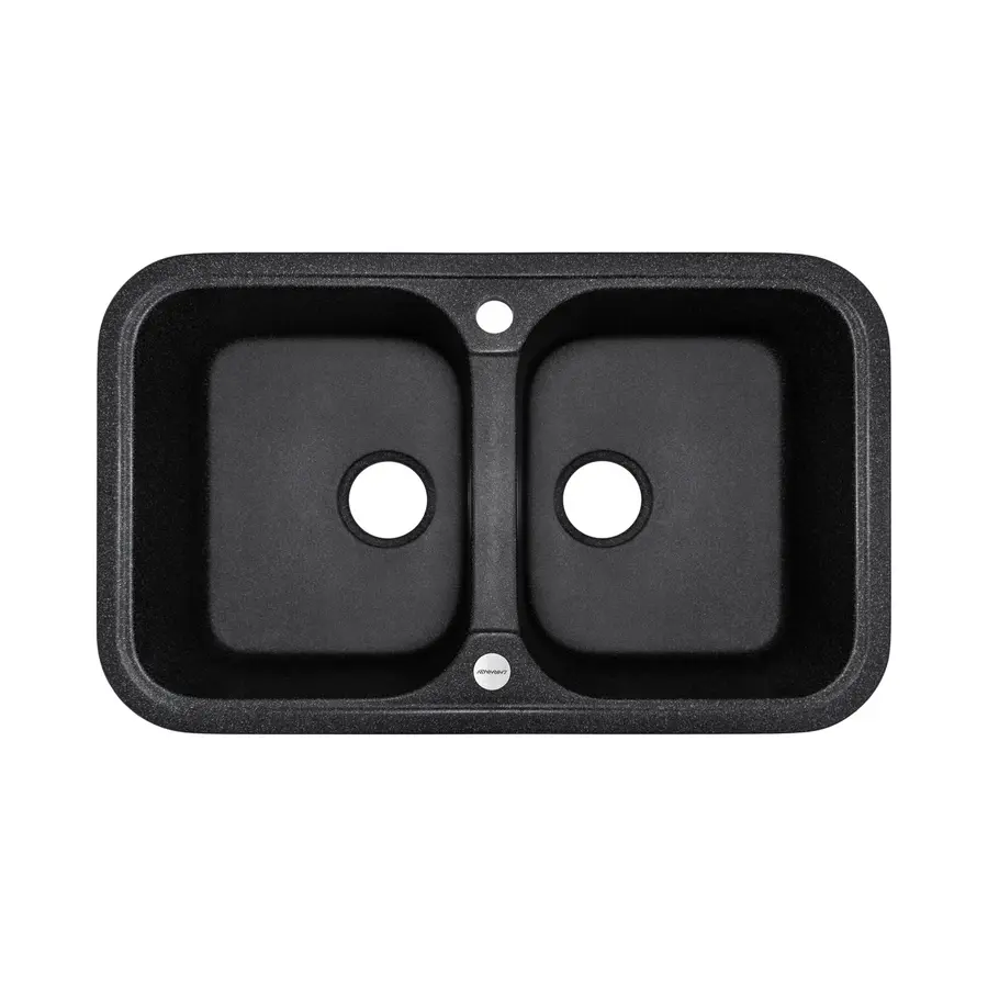 Гранітна кухонна мийка Adamant TWINS